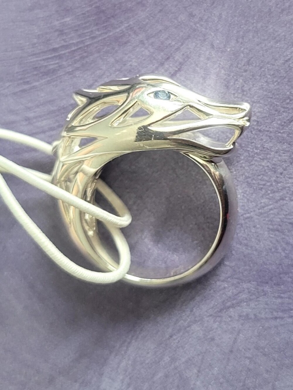 John Hardy NAGA Sterling Silver Dragon Ring 7
